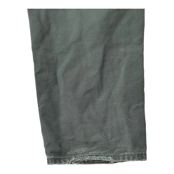 Carhartt Canvas Carpenter Distressed Cargo Pants Size W34/L32 - Picture 3 of 15